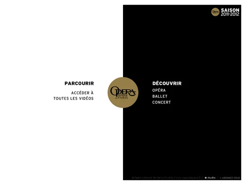「Opéra national de Paris | SAISON 2011-2012」のキャプチャ画像