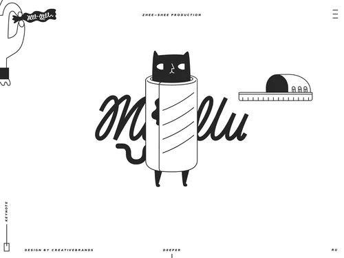 「Zhee-Shee production is a creative studio in Moscow」のキャプチャ画像