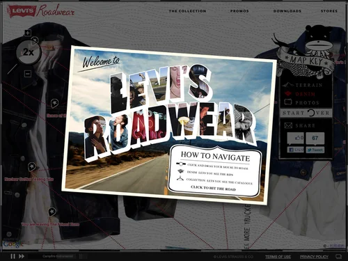 「Levi's Roadwear」のキャプチャ画像