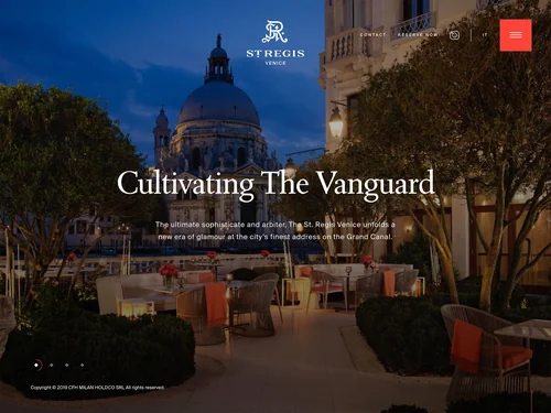 「The St. Regis&reg; Venice」のキャプチャ画像