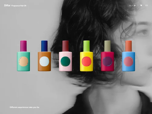 「Diffar_Fragrance Hair Oil」のキャプチャ画像