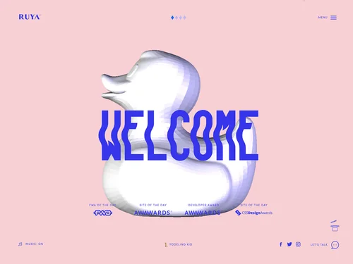 「RUYA | Web Design & Web Development」のキャプチャ画像