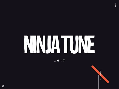 「NINJA TUNE 2017」のキャプチャ画像