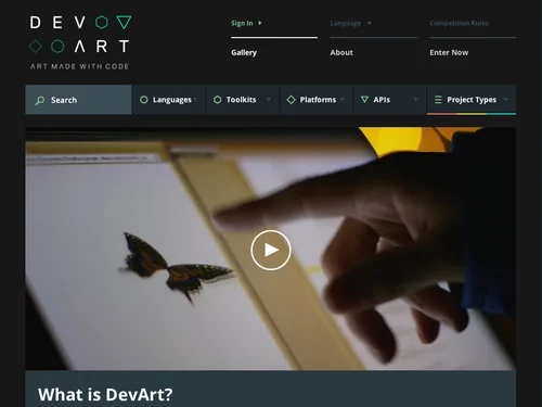 「Google DevArt」のキャプチャ画像