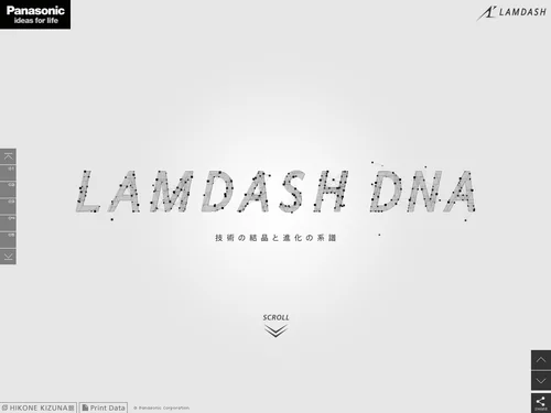 「LAMDASH DNA | メンズシェーバー ラムダッシュ | Panasonic」のキャプチャ画像