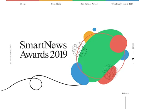 「SmartNews Awards 2019」のキャプチャ画像