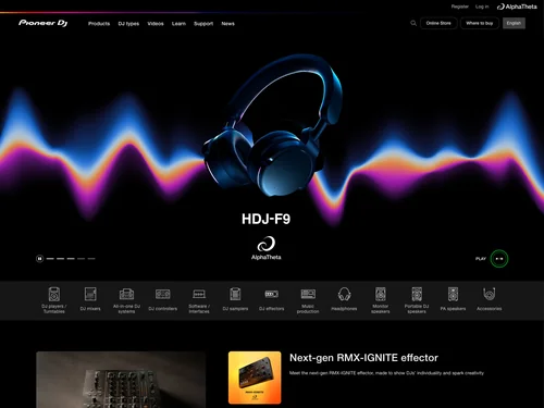 「Pioneer DJ」のキャプチャ画像
