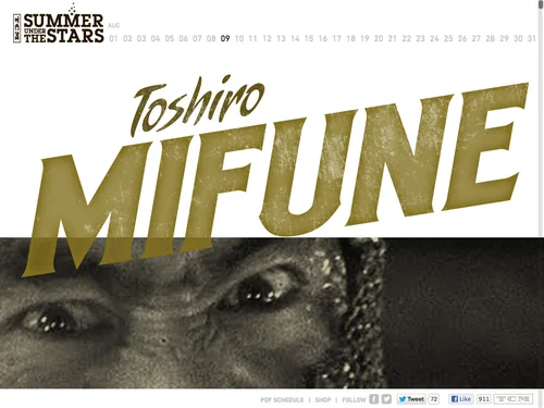 「TCM Summer Under The Stars」のキャプチャ画像