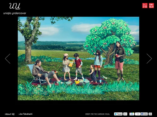 「uniqlo undercover」のキャプチャ画像