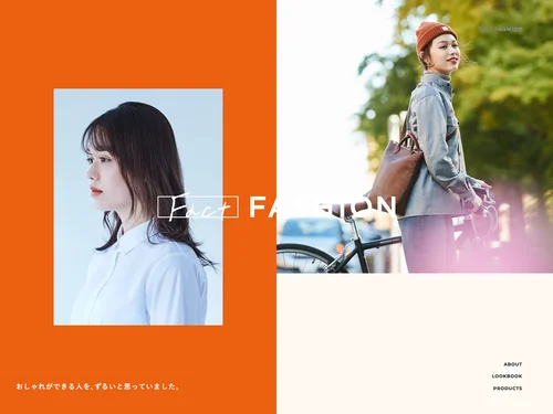 「FACT FASHION｜真実を着る、誤解を脱ぐ。」のキャプチャ画像