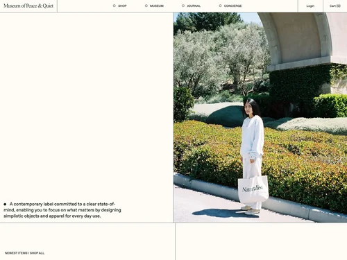 「Museum of Peace &amp; Quiet — Museum of Peace &amp; Quiet」のキャプチャ画像