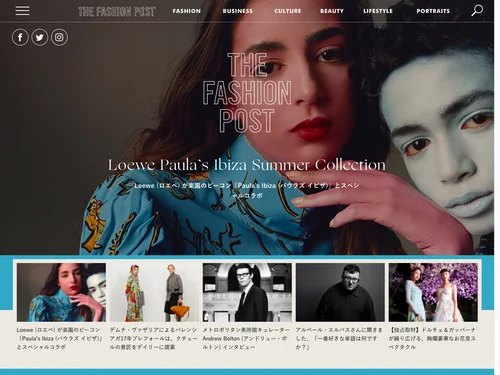 「THE FASHION POST [ザ・ファッションポスト]」のキャプチャ画像