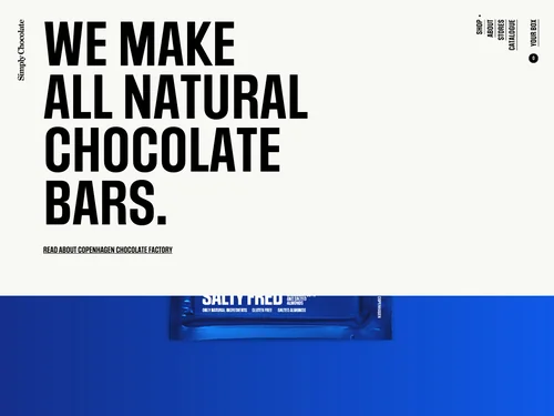 「Shop - Simply Chocolate : Simply Chocolate」のキャプチャ画像