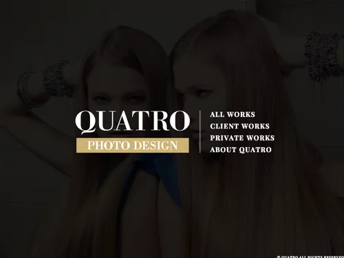 「QUATRO PHOTO DESIGN クアトロ フォトデザイン」のキャプチャ画像