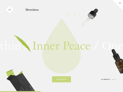 「Mowellens - a CBD oil wellness community」のキャプチャ画像