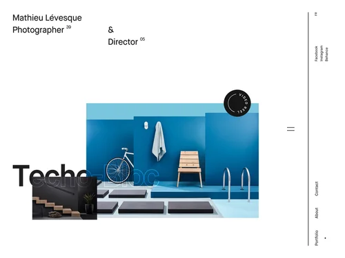 「Portfolio - Projects - Achievements Mathieu Lévesque」のキャプチャ画像