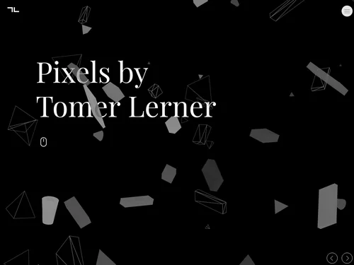 「Pixels by Tomer Lerner」のキャプチャ画像
