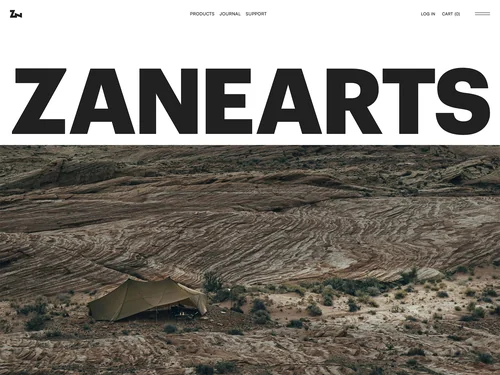 「ZANE ARTS」のキャプチャ画像