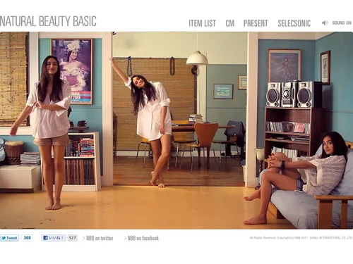 「NATURAL BEAUTY BASIC go-round Show」のキャプチャ画像