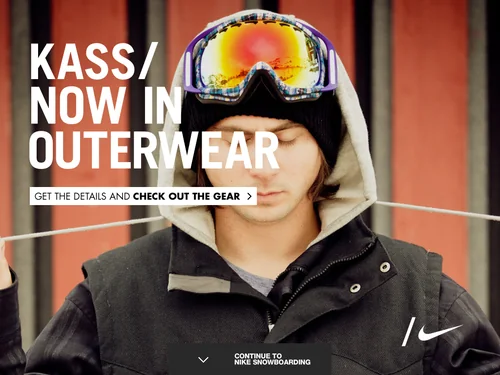 「Nike Snowboarding」のキャプチャ画像
