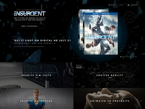 「The Divergent Series | Insurgent | NOW PLAYING」のキャプチャ画像