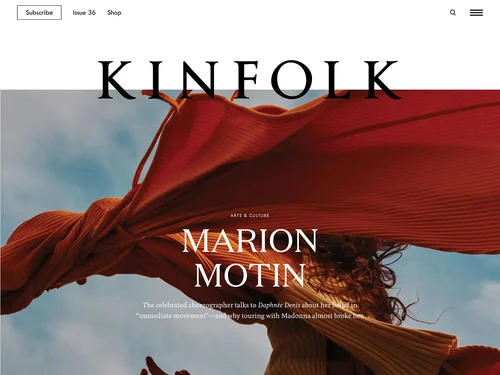 「Kinfolk」のキャプチャ画像
