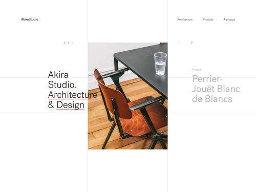 「Akira Studio - Architecture et Design」のキャプチャ画像