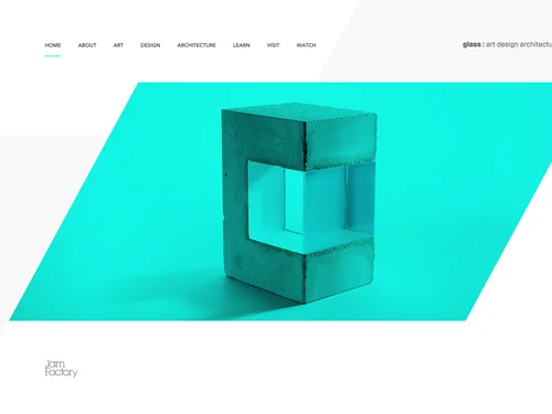 「GLASS: art design architecture」のキャプチャ画像