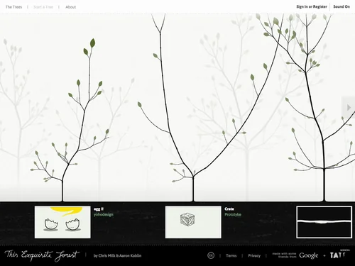「This Exquisite Forest」のキャプチャ画像