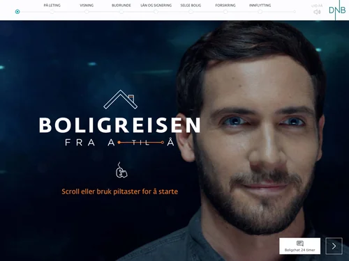 「På jakt etter ny bolig - DNB Boligreisen」のキャプチャ画像