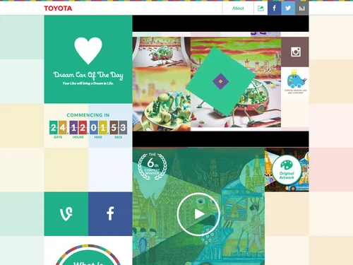 「Dream Car of the Day | Toyota Dream Car Art Contest」のキャプチャ画像