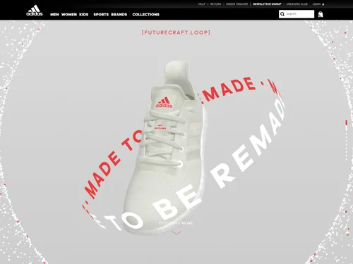 「adidas Futurecraft | adidas UK」のキャプチャ画像