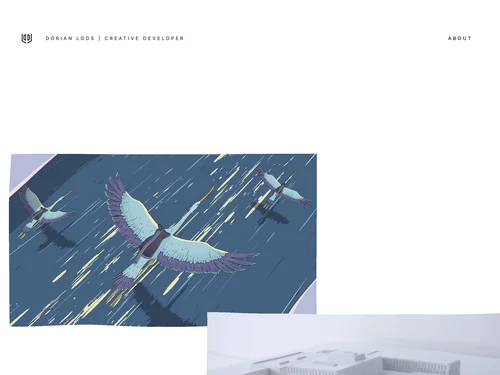 「Dorian Lods | Interactive Developer」のキャプチャ画像