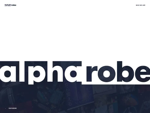 「alpharobe inc.」のキャプチャ画像