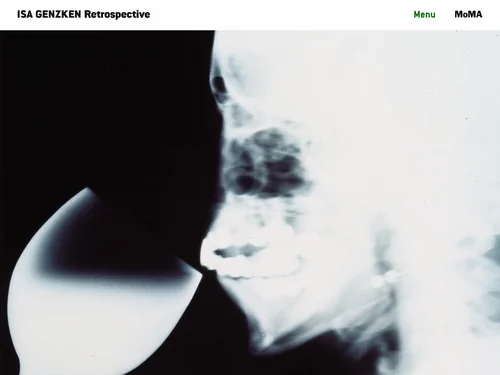 「MoMA | Isa Genzken: Retrospective」のキャプチャ画像