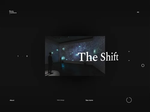 「Kenta Toshikura | Web design &amp; Development」のキャプチャ画像