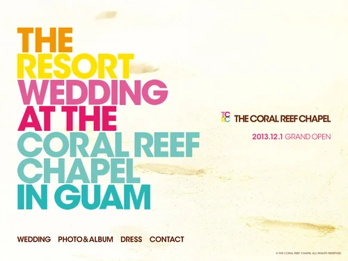 「THE CORAL REEF CHAPEL ｜ ザ・コーラルリーフチャペル」のキャプチャ画像