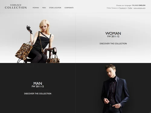 「Versace Collection」のキャプチャ画像