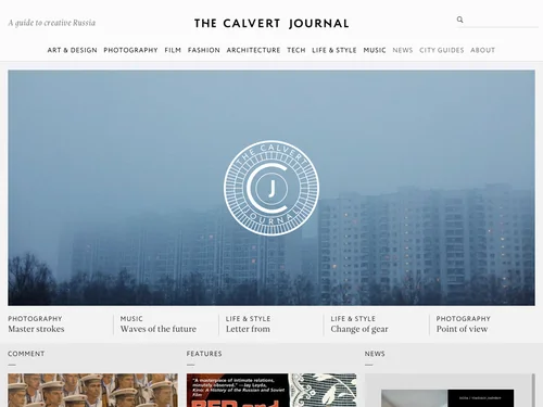 「A guide to creative Russia | The Calvert Journal」のキャプチャ画像