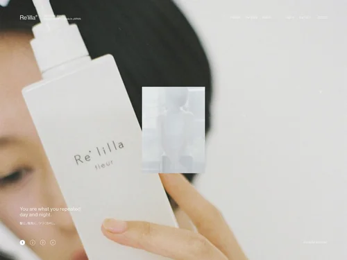 「Re’lilla®｜ Produced by ICI (リラ) – relilla(リラ)｜オンラインストア」のキャプチャ画像