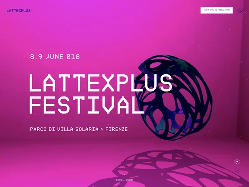 「Lattexplus Festival 2018」のキャプチャ画像