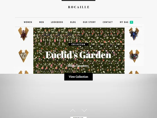 「Home &ndash; Rocaille」のキャプチャ画像