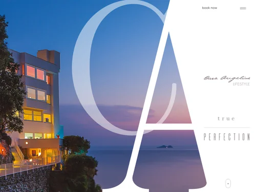 「CASA ANGELINA OFFICIAL WEBSITE」のキャプチャ画像
