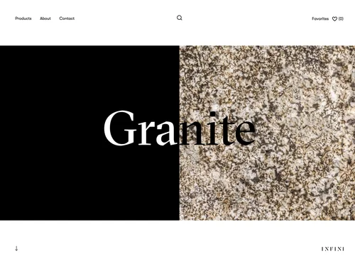 「Category: Granite — Infini Inc.」のキャプチャ画像