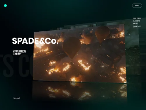 「Spade&Co. - VISUAL EFFECTS COMPANY」のキャプチャ画像