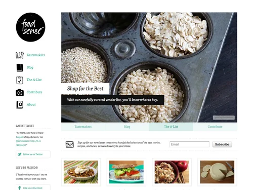「Food Sense | Plant-Based Eating At Its Best」のキャプチャ画像