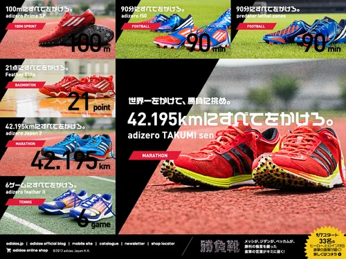 「世界一をかけて、勝負に挑め。 | adidas」のキャプチャ画像