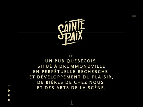「Accueil - La Sainte Paix」のキャプチャ画像