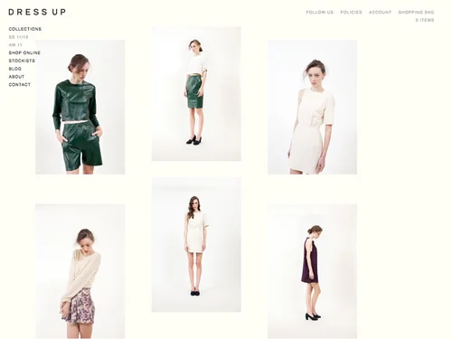 「SS 11/12 | DRESS UP - By Stephanie Downey」のキャプチャ画像