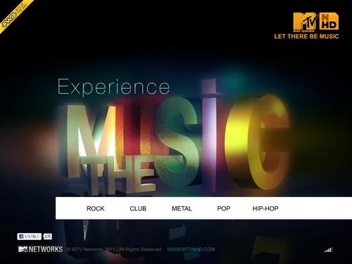 「MTVNHD Experience」のキャプチャ画像